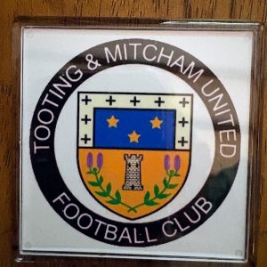 Tooting and Mitcham United Fridge Magnet - Club Badge