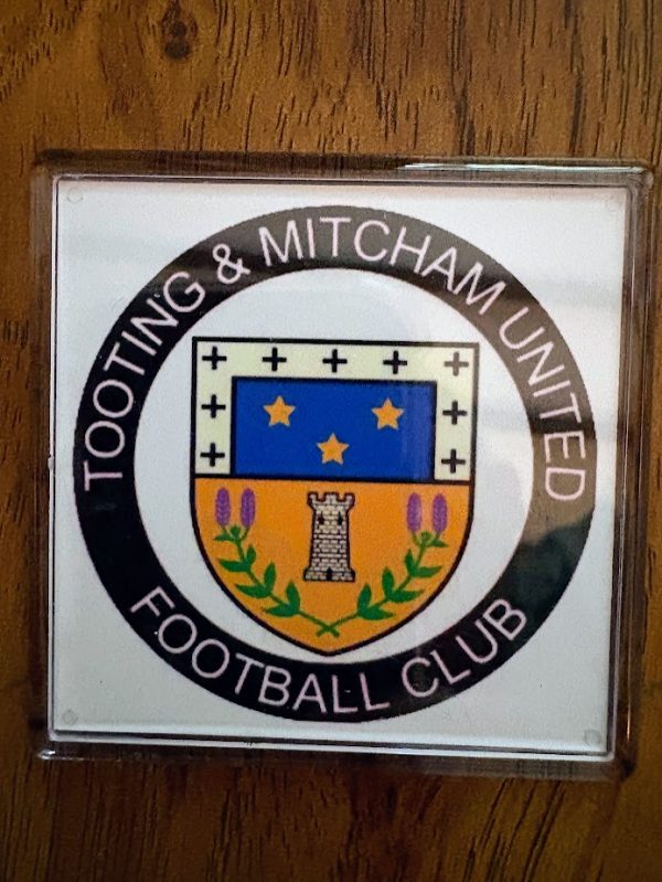 Tooting and Mitcham United Fridge Magnet - Club Badge