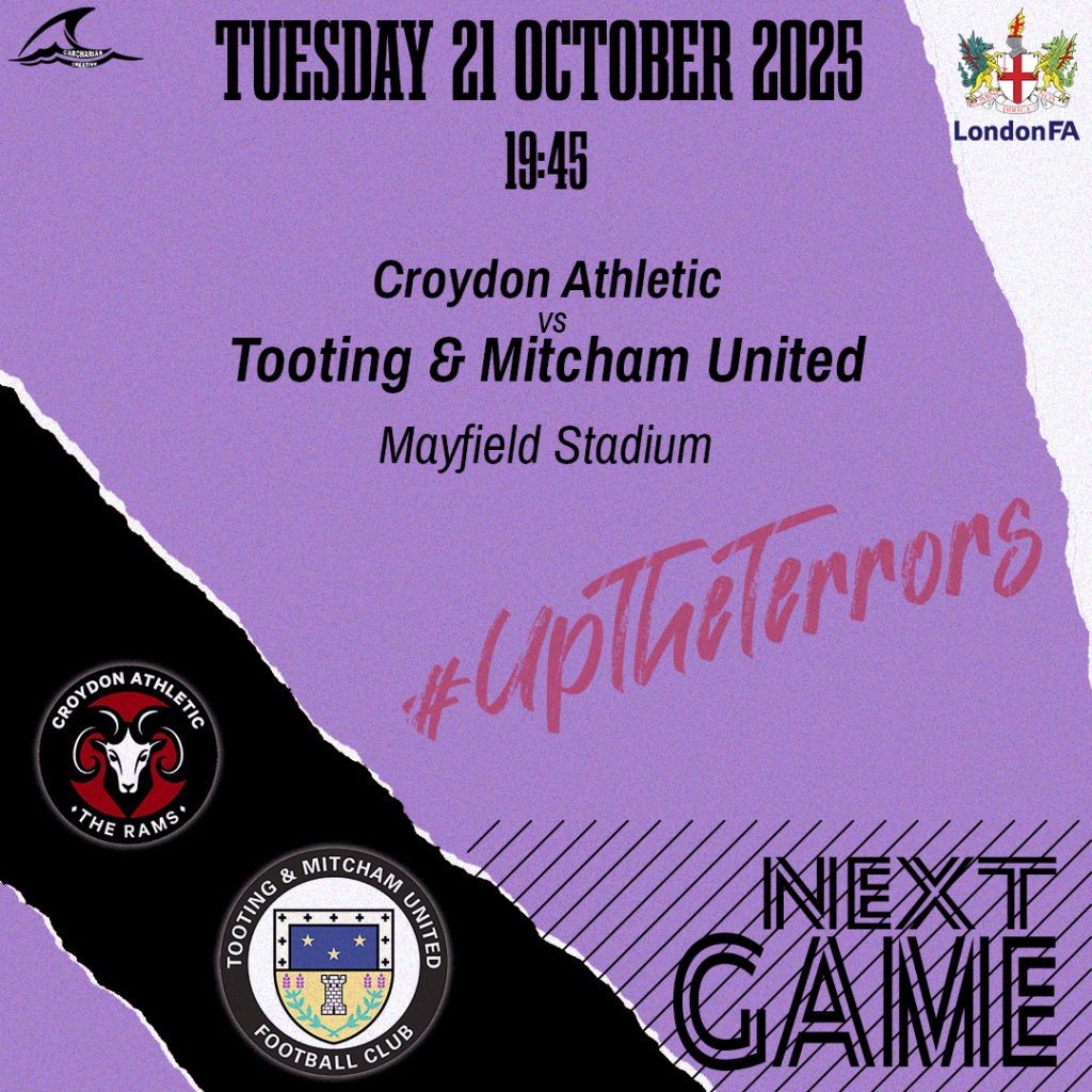 21.10.2025 - Croydon Athletic (A) - (Next Match)