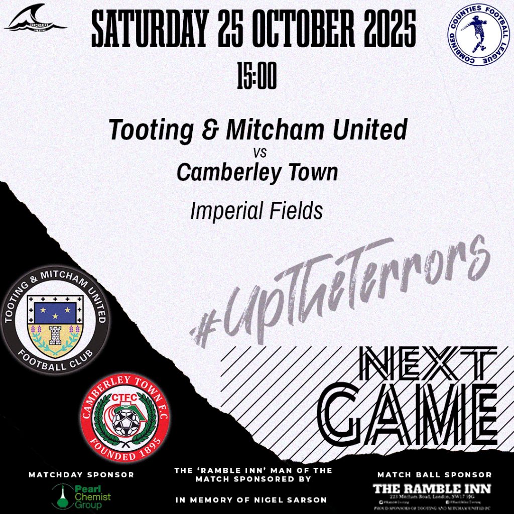 25.10.2025 - Camberley Town (H) - (Next Match)