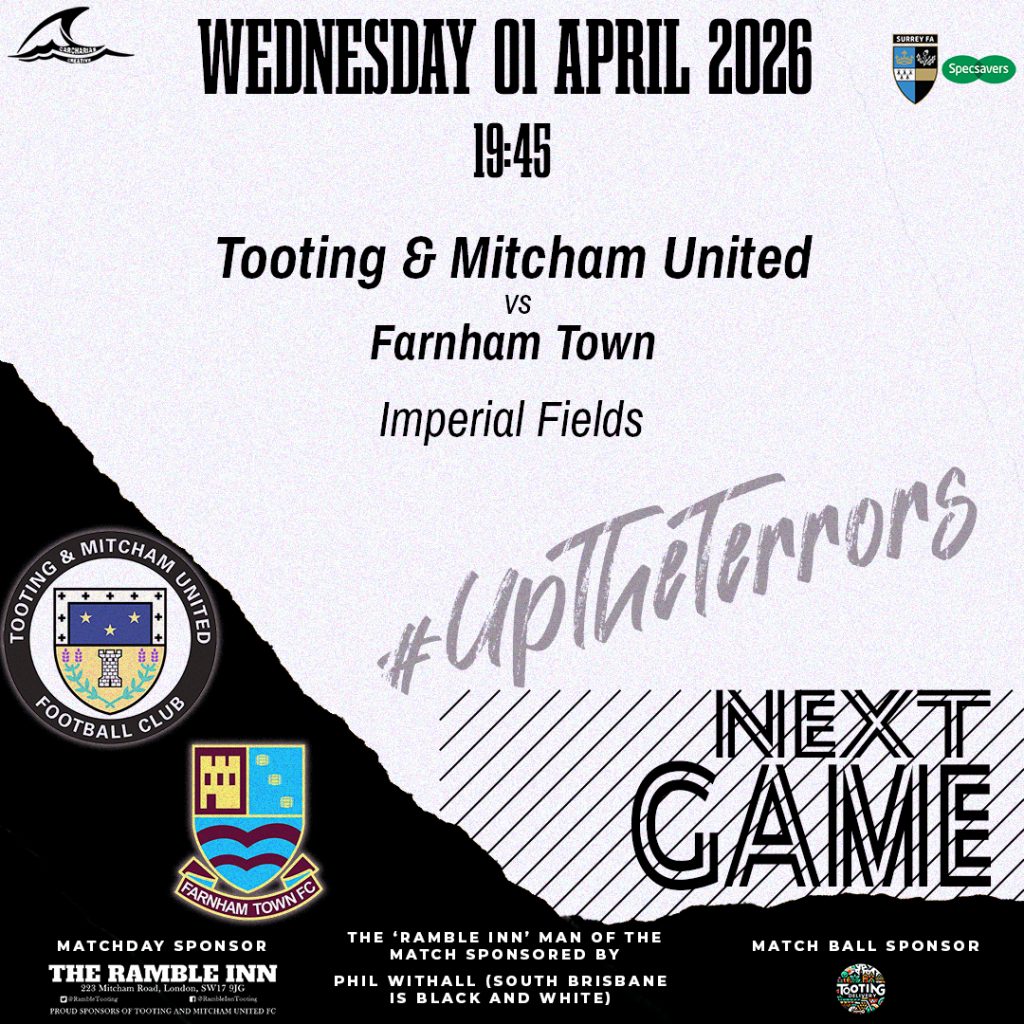 01.04.2026 - Farnham Town (H) - (Next Match)
