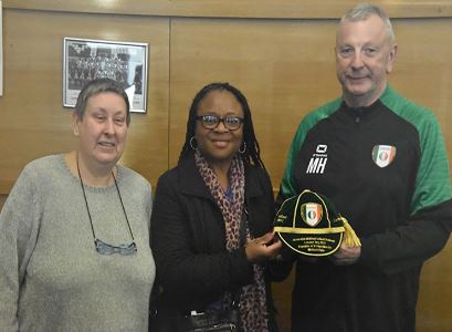 Mick Hyde - Walking Football International with Caroline Cooper-Marbiah