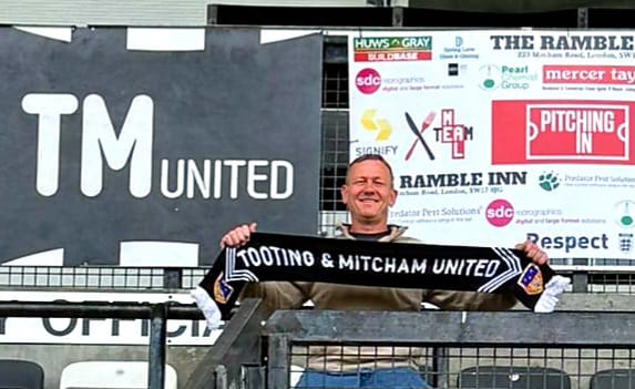 Dean Morgan - Tooting and Mitcham Chairman